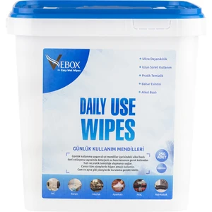 Daily Use Wet Wipes Günlük Kullanım Mendilleri 250 Adet