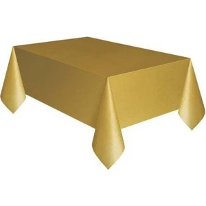 My Party Ready Gold Renk Plastik Masa Örtüsü 120 x 180 cm