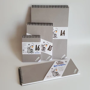 Experto Serisi 4' Lü Set A4,a5,a6,grande 200 Gr. 80 Sy Sert Kapak Sketchbook Eskiz Defteri Sketch Book
