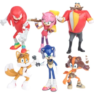 6 Adet Sonic Mouse Sonic Bebek Bebek Süs Hediyesi (Yurt Dışından)