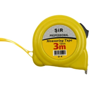 Profesyonel Şerit Metre Mezura 3 Metre 19 mm D4 Gkh