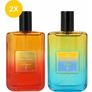 Aqua Di Polo 1987 Oasis ve Volcano Edp 50 ml 2'li Erkek Parfüm Seti