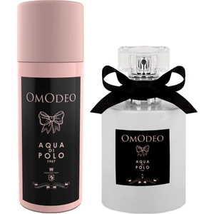 Aqua Di Polo 1987 Omodeo Kadın Parfüm & Deodorant Seti – Çiçeksi, Vanilya ve Mandalina Notalı, Kalıcı, Hediyelik, Günlük Kullanıma Uygun 50 ml + 150 ml