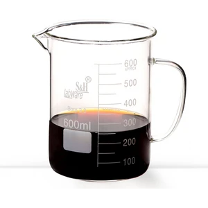 S&H Labware 600 ml Kulplu Beher