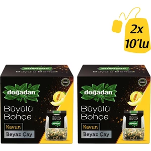 Büyü Bohça Beyaz Çay Kavun 10’lu Bardak Poşet X2