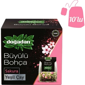 Büyülü Bohça Yeşil Çay Sakura 10'lu Paket