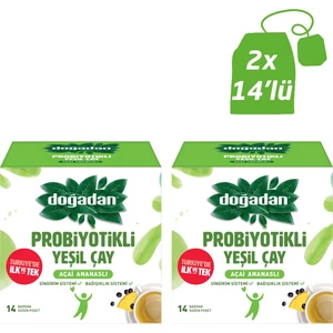 Probiyotikli Yeşil Çay Açai Ananas 2 x 14'lü