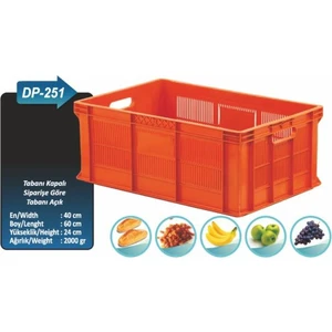 HP-251 Plastik Kasa Çok Amaçlı Plastik Kasa 40X60X24CM
