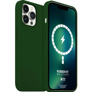 Buff iPhone 13 Pro Max Magsafe Rubber Fit Kılıf Dark Green