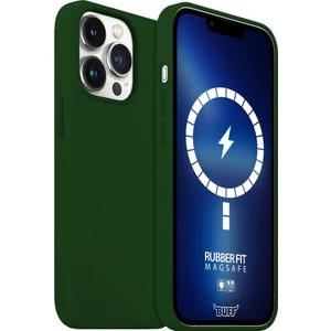 Buff iPhone 13 Pro Magsafe Rubber Fit Kılıf Dark Green