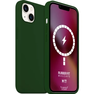 Buff iPhone 13 Magsafe Rubber Fit Kılıf Dark Green