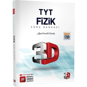 3D Yayınları TYT Fizik Soru Bankası Tamamı Video Çözümlü