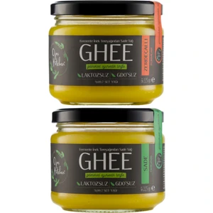 Ojas Kitchen Sade & Zerdeçallı Ghee (Sade Yağ) 2 x 225 gr  - Laktozsuz Gdo' Suz  Saf Yağ