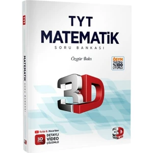 3D Yayınları TYT Matematik Soru Bankası Tamamı Video Çözümlü