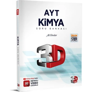 3D Yayınları AYT Kimya Soru Bankası Tamamı Video