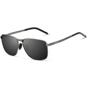 Polarize Lens UV400 Kare Retro Güneş Gözlüğü (Yurt Dışından)