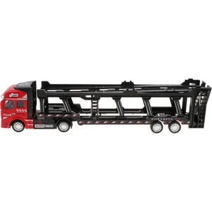 1:50 Metal Sürtünme Powered Transport Araba Taşıyıcı Kamyon Oyuncak Hediyeler Kırmızı (Yurt Dışından)