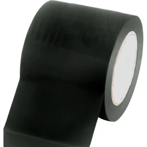 Bant Evi Yer İşaretleme Bandı Siyah 10cmx30m Siyah Zemin İkaz Bandı 100mm