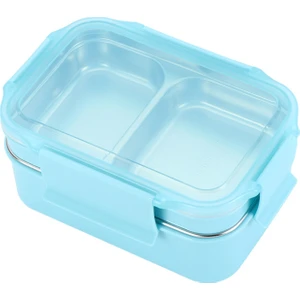 Bilu Store 1000 ml. Lunchbox Paslanmaz Çelik Çift Katmanlı Bölmeli Öğle Yemeği Kutusu (Yurt Dışından)