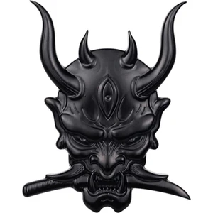 La Babite Japon Samuray Sticker Moda 3D Metal Çıkartması Araba Motosiklet Logosu İçin Fit (Yurt Dışından)