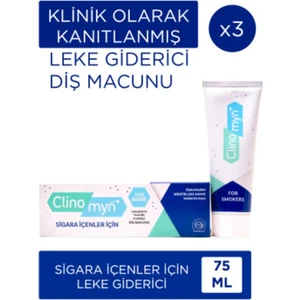Sigara Içenler Için Diş Macunu 3x 75ML