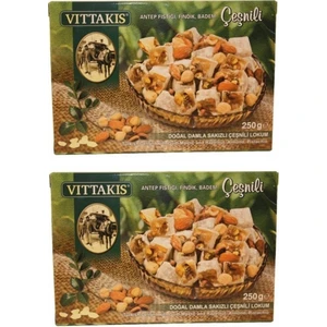 Damla Sakızlı Çeşnili Lokum 250 gr x 2
