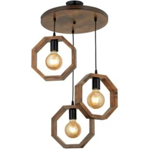 Zuhal Aydınlatma Brown 3 Lü Avize