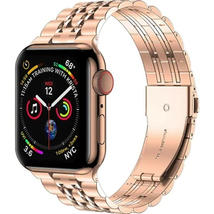 Apple Watch Uyumlu 4 5 6 7 45MM 44MM 42MM Rolex Tasarım Premium Kordon