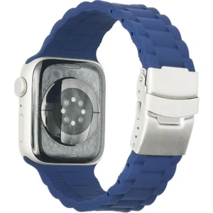 Apple Watch Uyumlu 4 5 6 7 45MM 44MM 42MM Silikon Bracelet Loop Kordon