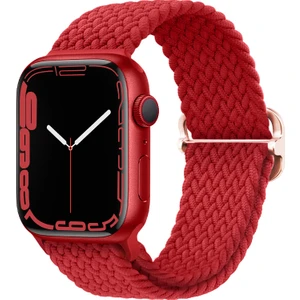Apple Watch Uyumlu 3 4 5 6 7 45MM 44MM 42MM Braided Loop Örgü Kordon