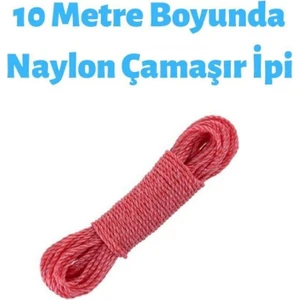 Renkli Naylon Çamaşır Ipi 10 Metre 1 Adet Fiyatıdır