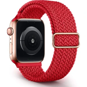 Cool Cold Apple Watch Solo Döngü 38/40/41 mm Uyumlu Örgü Elastik Tokalı Ayarlanabilir Kordon
