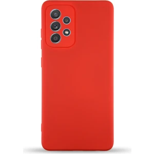 Kzy Samsung Galaxy A33 5g Kapak Içi Kadife Kamera Korumalı Lansman Silikon Kılıf - Kırmızı