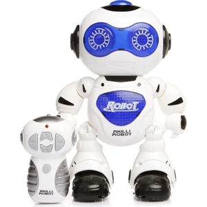 Birlik Oyuncak Uzaktan Kumandalı Işıklı Müzikli Dans Eden Akıllı Robot Mavi