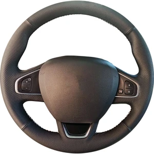 İskender Oto Aksesuar Renault Clio 4 Faz 2 (2016-2021) Tam Uyumlu Spor Deri Direksiyon Kılıfı