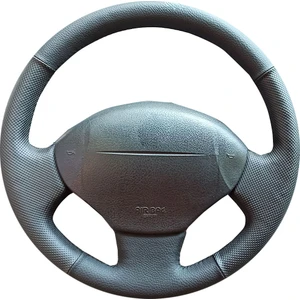 İskender Oto Aksesuar Renault Megane 1 - 3 Kol Versiyon Tam Uyumlu Spor Deri Direksiyon Kılıfı
