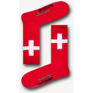 Neşeli Çoraplar Swiss Desenli Atletik Erkek Çorap