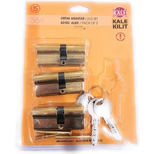 Sistem Barel Üçlü Pas Sistem Sarı 68MM (K364-2)