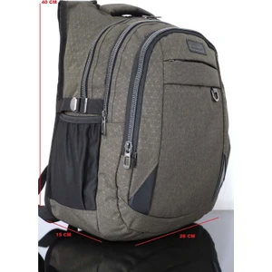 2227 Yarasa Sırt Çantası - NKT00163-HAKI Baskılı-Tek Ebat