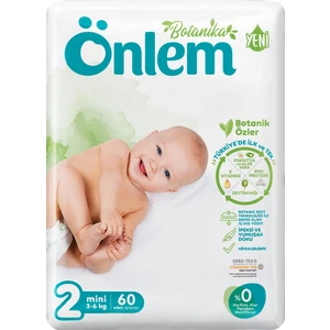 Botanika Bebek Bezi Ikilijumbo Paket 2 Beden Mini 60 Adet (3 - 6 Kg)