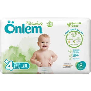 Botanika Bebek Bezi Ikili Jumbo Paket 4+ Beden Maxi Plus 38 Adet (9-16 Kg)