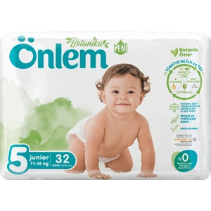 Botanika Bebek Bezi Ikili Jumbo Paket 5 Beden Junior 32 Adet (11-18 Kg)