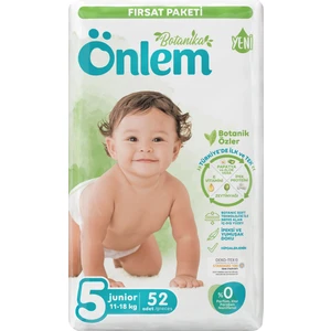 Botanika Bebek Bezi Fırsat Paketi 5 Beden Junior 52 Adet (11-18 Kg)