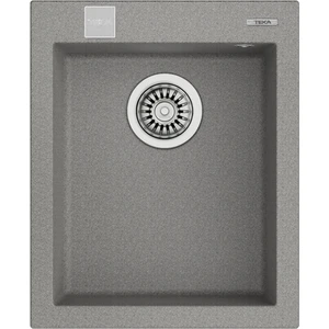 FORSQUARE 34.40 TG STONE GREY Ankastre Kumanda Sifonlu Granit Eviye Gri 34 cm 115230011