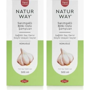 Naturway Sarımsaklı Şampuan Kokusuz 500 Ml 2 Adet