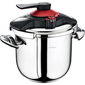 Rose - Düdüklü Tencere 9lt Kirmizi