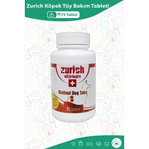 Ast Gross Pet Zurich Köpekler Için Biotin Köpek Tüy Döküm Önleyici Tablet 75 Tablet