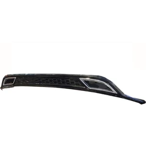 Vw Polo Mk6 Sport Difüzör + Krom Egzos Piano Black 2018+ Abs Plastik