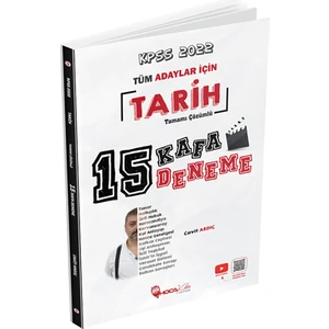 Hoca Kafası Yayınları KPSS Tarih 15 Deneme Tamamı Çözümlü