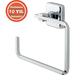 Çelik Banyo KU10-008 Paslanmaz Pirinç Kumru Kare Havluluk
